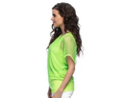 Visnet Shirt Groen Dames -Feestspullen Winkel visnet shirt groen dames 5
