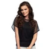 Visnet Shirt Zwart Dames