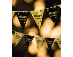 Vlaggenlijn Happy New Year Goud Zwart 10m 5 Vlaggenlijn Happy New Year Goud Zwart 10m -Feestspullen Winkel vlaggenlijn happy new year goud zwart 10m 2