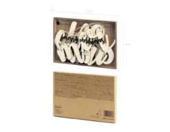 Vlaggenlijn Merry Christmas Hout 87cm -Feestspullen Winkel vlaggenlijn merry christmas hout 87cm 7