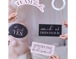 Vrijgezellenfeest Photobooth Props Team Bride 10st -Feestspullen Winkel vrijgezellenfeest photobooth props team bride 10st 2