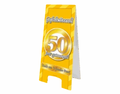 Warning Sign 50 Jaar Getrouwd 62,5cm
