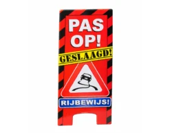 Warning Sign Geslaagd Rijbewijs 62,5cm