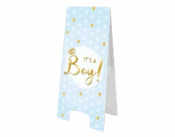 Warning Sign It'S A Boy New 58cm