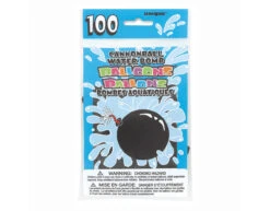 Waterballonnen Zwart 23cm 100st -Feestspullen Winkel waterballonnen zwart 23cm 100st 1