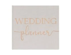 Wedding Planner Fabric Wedding Planner With Bronze Foiling