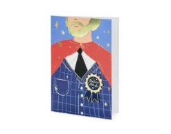 Wenskaart Super Dad 15,5cm