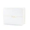 Wit Gastenboek Love 24cm