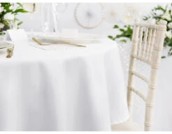 Wit Tafelkleed 1,7m
