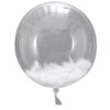 Witte Ballonnen Veren 33cm 3st