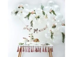 Witte Ballonnenboog DIY Set -Feestspullen Winkel witte ballonnenboog diy set 2