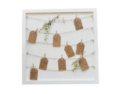 Witte Gastenboek Kaartjes 40cm