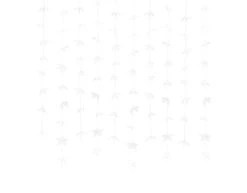 Witte Hangdecoratie Bloemen Slinger Set 1,8m