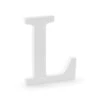 Witte Letter L Hout 20cm