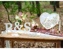 Witte Letter R Hout 20cm -Feestspullen Winkel witte letter r hout 20cm 3