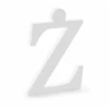 Witte Letter Z Hout 23cm