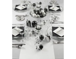 Witte Tafelloper 36cm 9m -Feestspullen Winkel witte tafelloper 36cm 9m 2