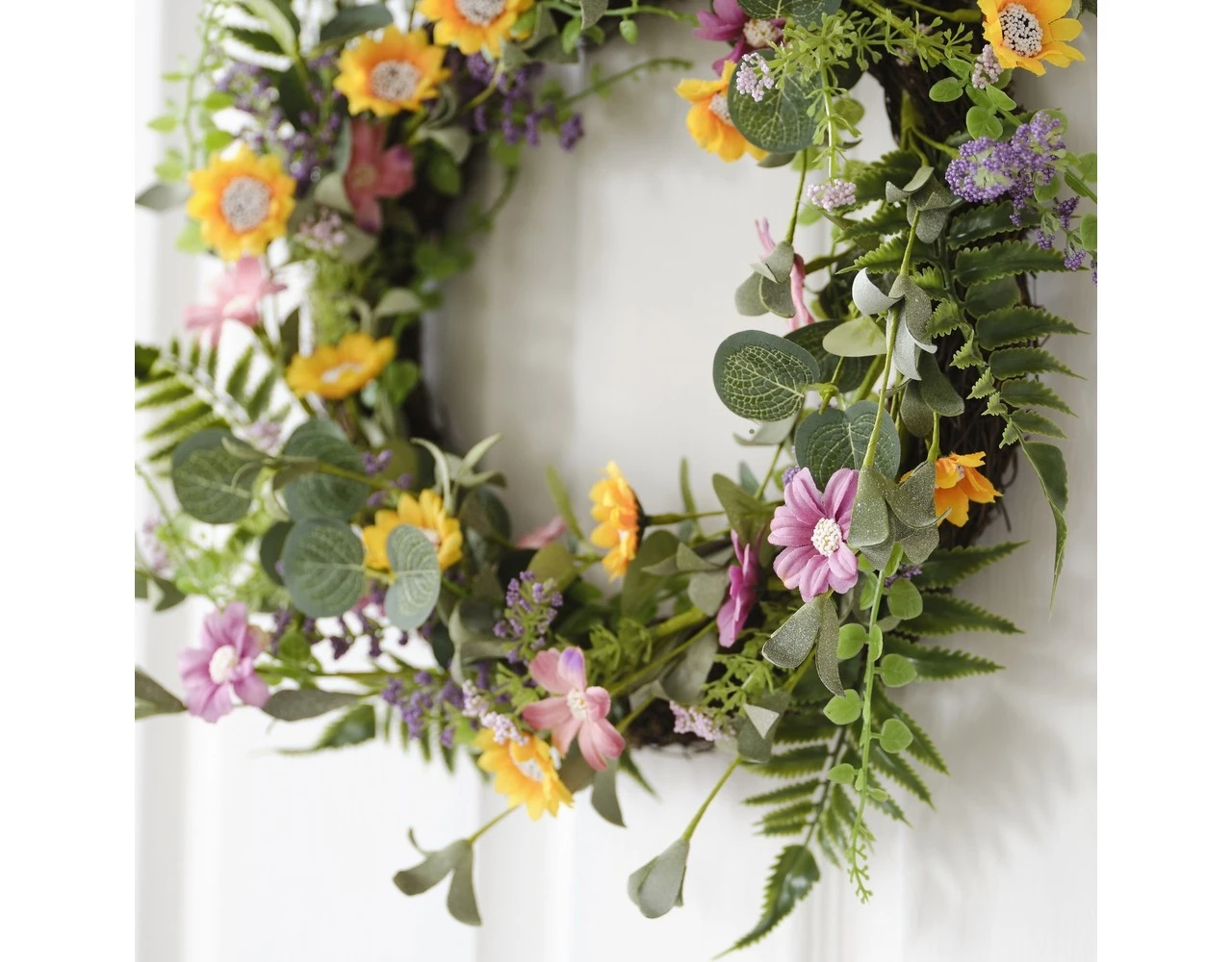 Wreath Spring Floral Wreath 3 Wreath Spring Floral Wreath - Afbeelding 3