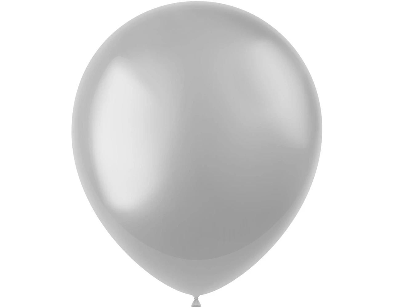 Zilveren Ballonnen Metallic Moondust Silver 33cm 100st 1 Zilveren Ballonnen Metallic Moondust Silver 33cm 100st