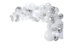 Zilveren Ballonnenboog DIY Set