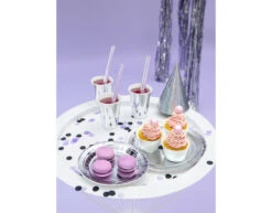 Zilveren Borden 23cm 6st -Feestspullen Winkel zilveren borden 23cm 6st 5