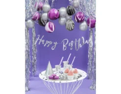 Zilveren Borden 23cm 6st -Feestspullen Winkel zilveren borden 23cm 6st 6