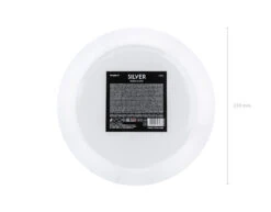 Zilveren Borden 23cm 6st -Feestspullen Winkel zilveren borden 23cm 6st 8