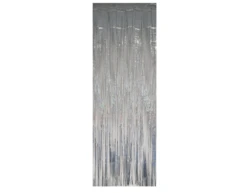 Zilveren Deurgordijn Holografisch 2,5m