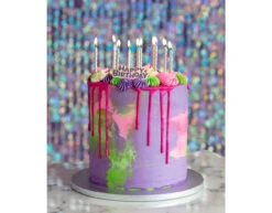 Zilveren Happy Birthday Kaarsen 16st -Feestspullen Winkel zilveren happy birthday kaarsen 16st 3