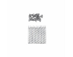 Zilveren Kaarsjes 6cm 12st