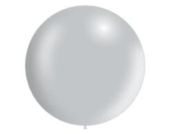 Zilveren Reuze Ballon XL Metallic 91cm