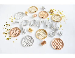 Zilveren Servetten Metallic 33cm 20st -Feestspullen Winkel zilveren servetten metallic 33cm 20st 2