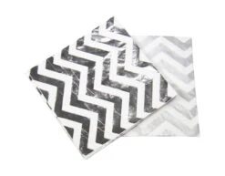 Zilveren Servetten Metallic 33cm 20st