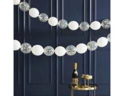 Zilveren Slinger Ballonnen 12cm -Feestspullen Winkel zilveren slinger ballonnen 12cm 2