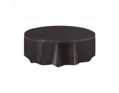 Zwart Tafelkleed Rond 2,13m