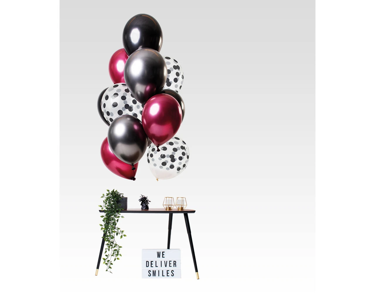 Zwarte Ballonnen Set 30cm 12st 2 Zwarte Ballonnen Set 30cm 12st - Afbeelding 2