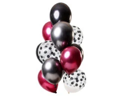 Zwarte Ballonnen Set 30cm 12st