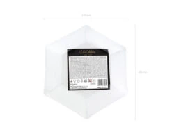 Zwarte Borden Gouden Sterren 20cm 6st -Feestspullen Winkel zwarte borden gouden sterren 20cm 6st 8