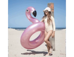 Zwemband Flamingo Rose Goud 95cm -Feestspullen Winkel zwemband flamingo rose goud 95cm 2