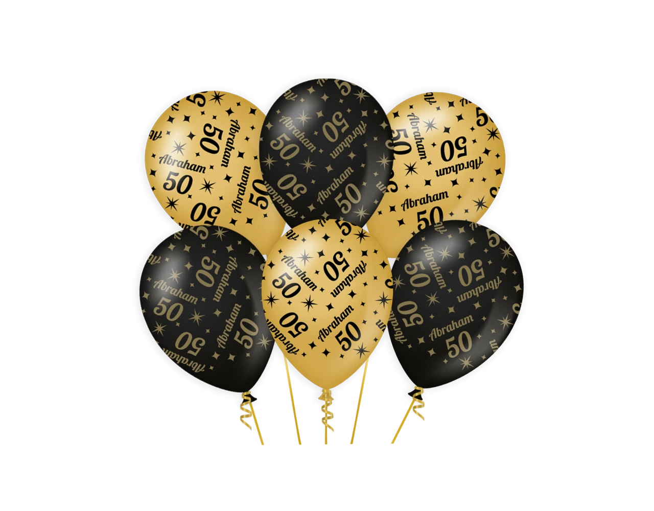 Abraham Ballonnen 30cm 6st 1 Abraham Ballonnen 30cm 6st