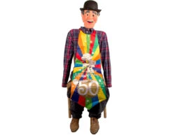 Abraham Pop / Sarah Pop Opblaasbaar 1,44m -Feestspullen Winkel abraham pop sarah pop opblaasbaar 144m 2