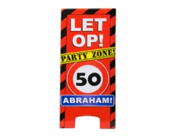 Abraham Warning Sign 50 Jaar Verkeersbord 62,5cm