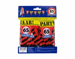 Afzetlint 65 Jaar 12m -Feestspullen Winkel afzetlint 65 jaar 12m 2