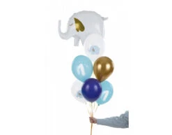 Ballonnen 1 Jaar Mix Blauw 30cm 6st -Feestspullen Winkel ballonnen 1 jaar mix blauw 30cm 6st 2
