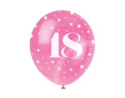 Ballonnen 18 Jaar Confetti 30cm 5st -Feestspullen Winkel ballonnen 18 jaar confetti 30cm 5st 2