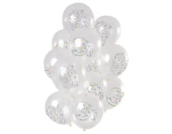 Ballonnen 3 Jaar Origami 30cm 12st