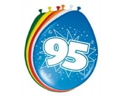 Ballonnen 95 Jaar 30cm 8st