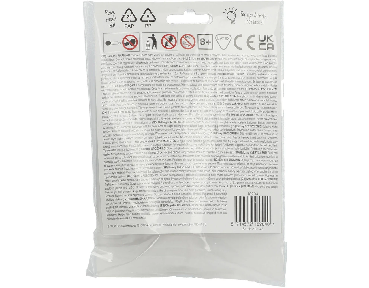 Ballonnen Happy 4Th Bday 33cm 6st 3 Ballonnen Happy 4Th Bday 33cm 6st - Afbeelding 3