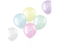 Ballonnen Happy 8Th Bday 33cm 6st