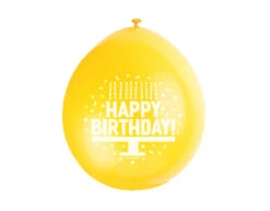 Ballonnen Happy Birthday 28cm 10st -Feestspullen Winkel ballonnen happy birthday 28cm 10st 3